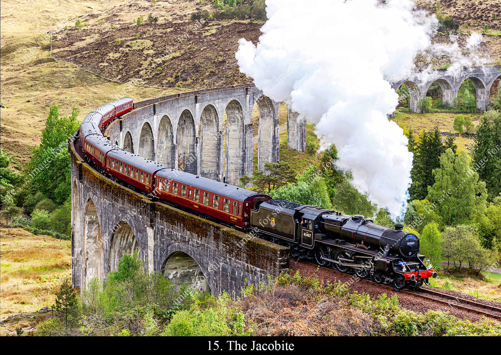The Jacobite steam train