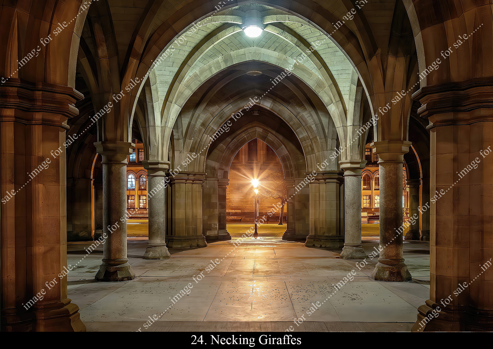 Glasgow uni cloisters
