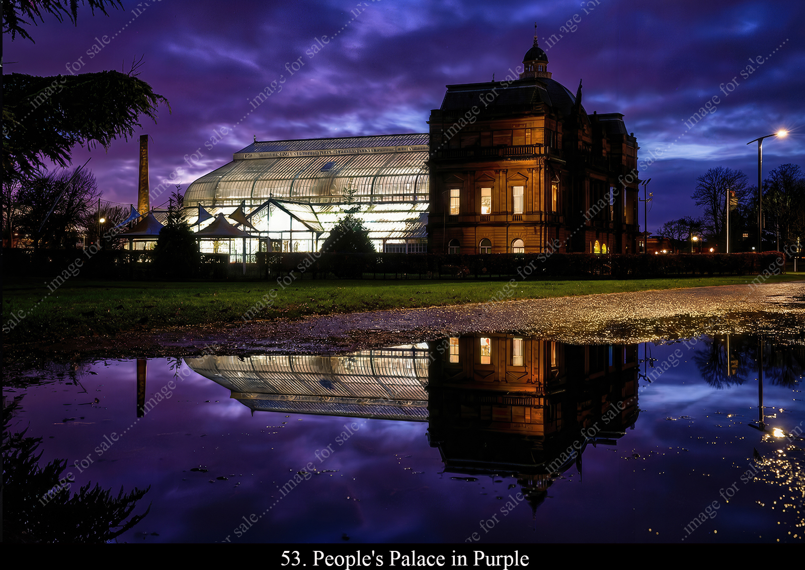 People's Palace in Purple